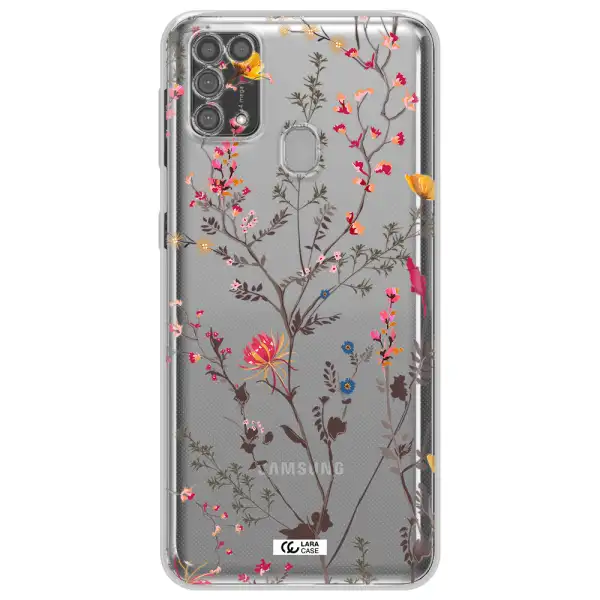 Miniature Flower Samsung M31 Clear TPU Case