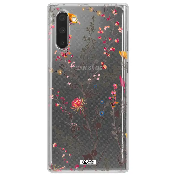 Miniature Flower Samsung Note 10 Clear TPU Case