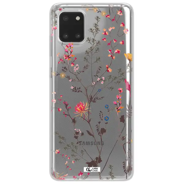 Miniature Flower Samsung Note 10 Lite Clear TPU Case