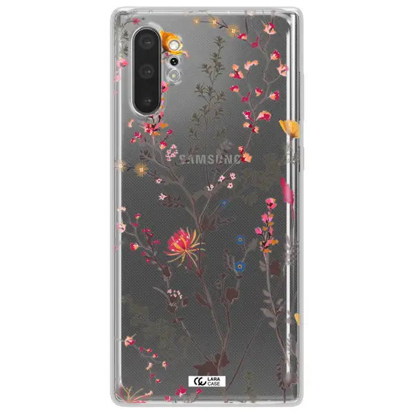 Miniature Flower Samsung Note 10 Plus Clear TPU Case