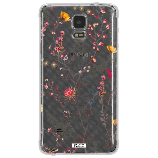 Miniature Flower Samsung Note 4 Clear TPU Case