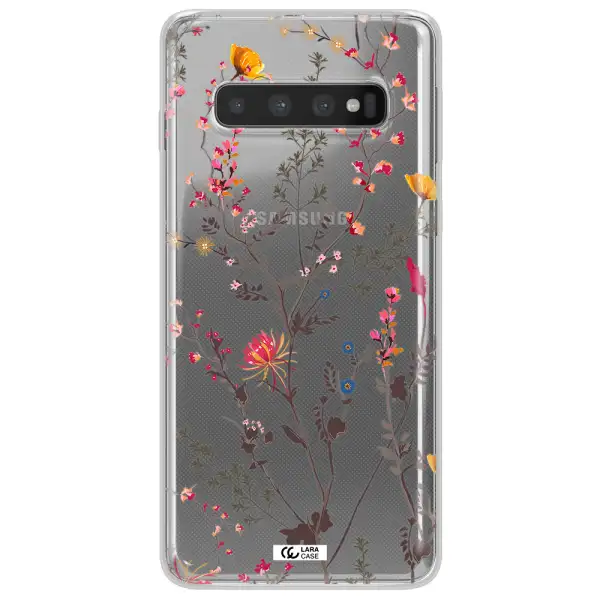 Miniature Flower Samsung S10 Clear TPU Case
