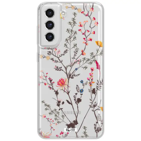 Miniature Flower Samsung S21 Fe Clear Tpu Case