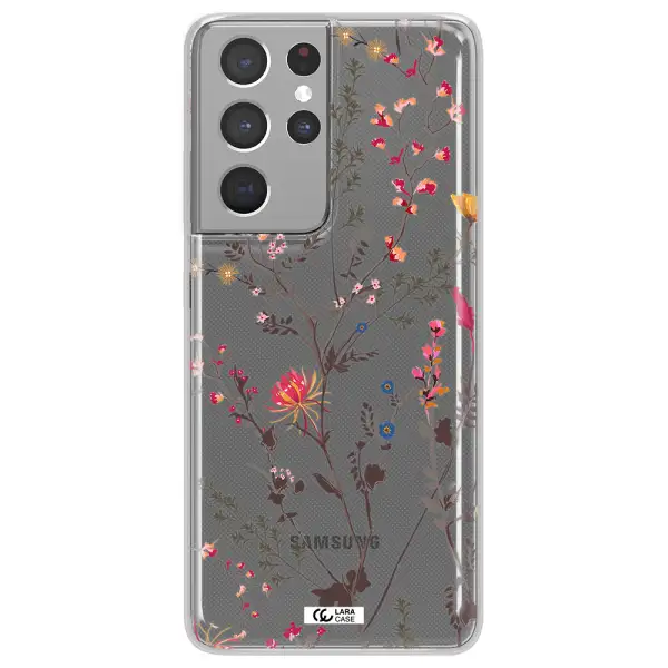 Miniature Flower Samsung S21 Ultra Clear TPU Case