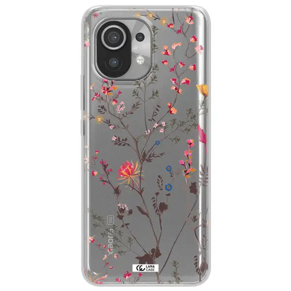 Miniature Flower Xiaomi Mi 11 Clear TPU Case