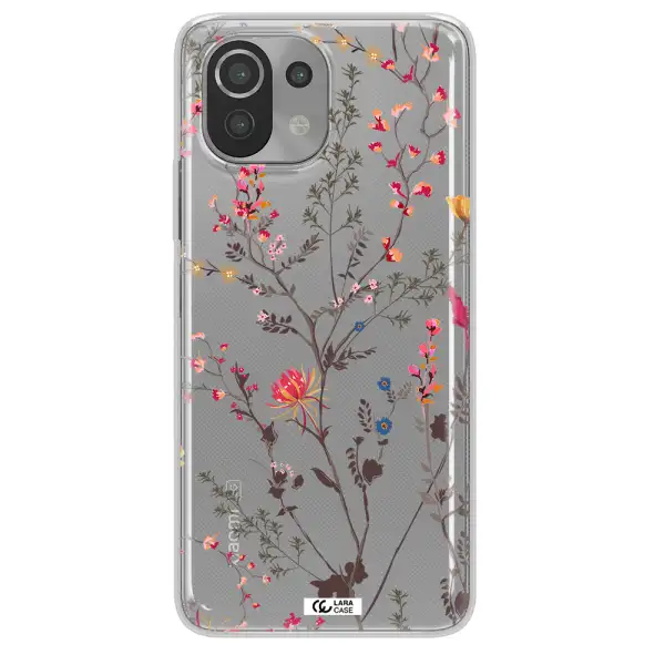 Miniature Flower Xiaomi Mi 11 Lite Clear TPU Case
