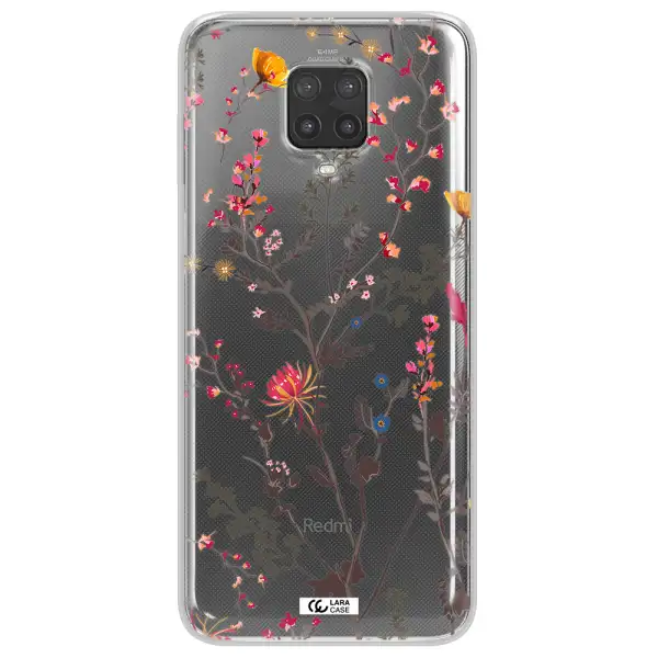 Miniature Flower Xiaomi Note 9 Pro Clear TPU Case