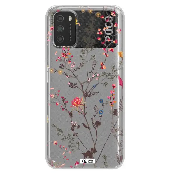 Miniature Flower Xiaomi Poco M3 Clear TPU Case