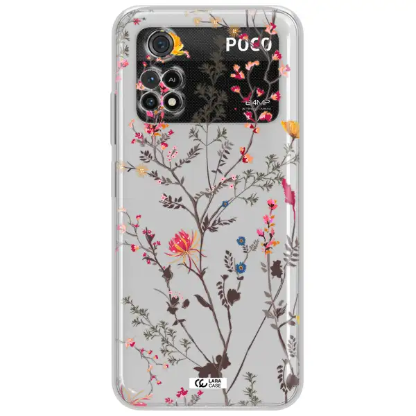 Miniature Flower Xiaomi Poco M4 Pro 4G Clear Tpu Case