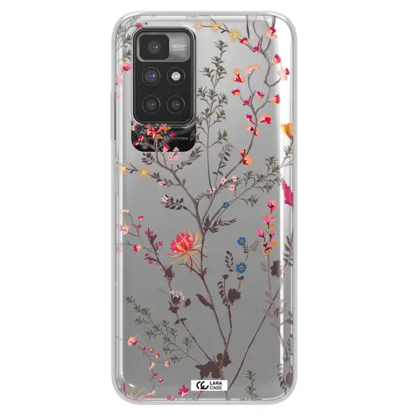 Miniature Flower Xiaomi Redmi 10 Clear TPU Case