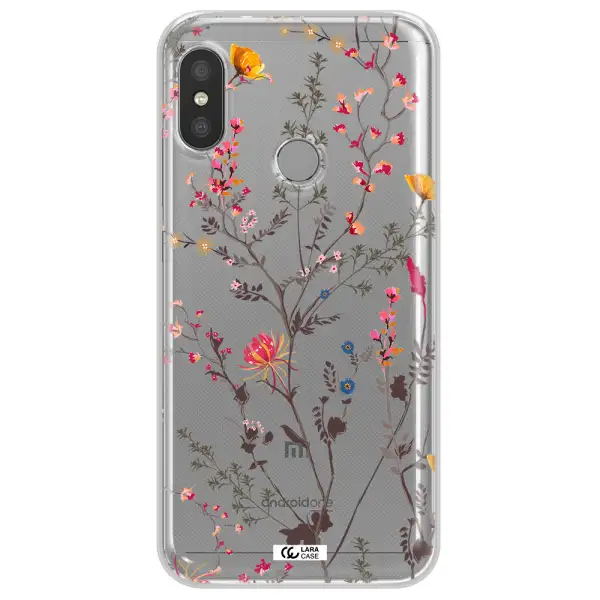 Miniature Flower Xiaomi Redmi 6 Pro Clear TPU Case