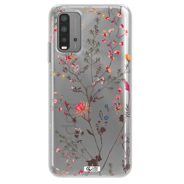 Miniature Flower Xiaomi Redmi 9T Clear TPU Case
