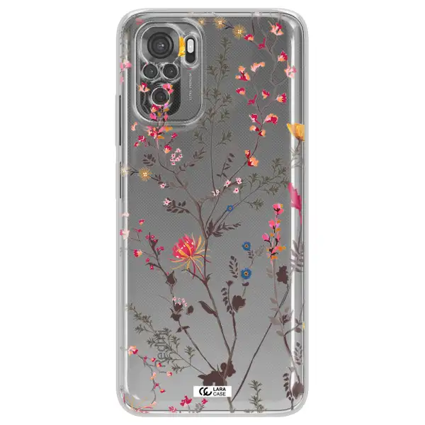 Miniature Flower Xiaomi Redmi Note 10S Clear Tpu Case