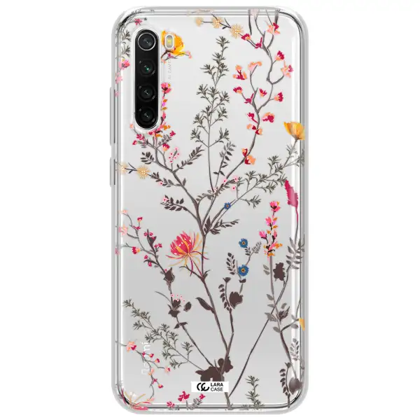 Miniature Flower Xiaomi Redmi Note 8T Clear Tpu Case
