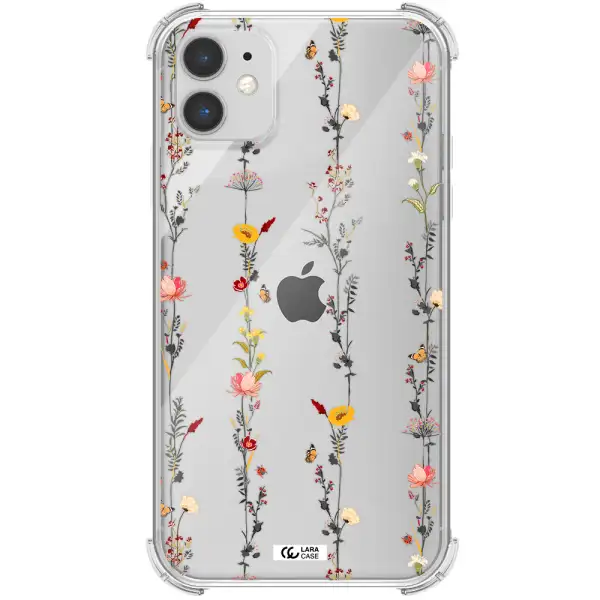 Parallel Flower Apple iPhone 11 Clear PC Case