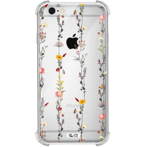 Parallel Flower Apple iPhone 6 Clear PC Case