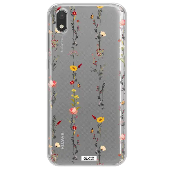 Parallel Flower Huawei Honor 8S Clear TPU Case