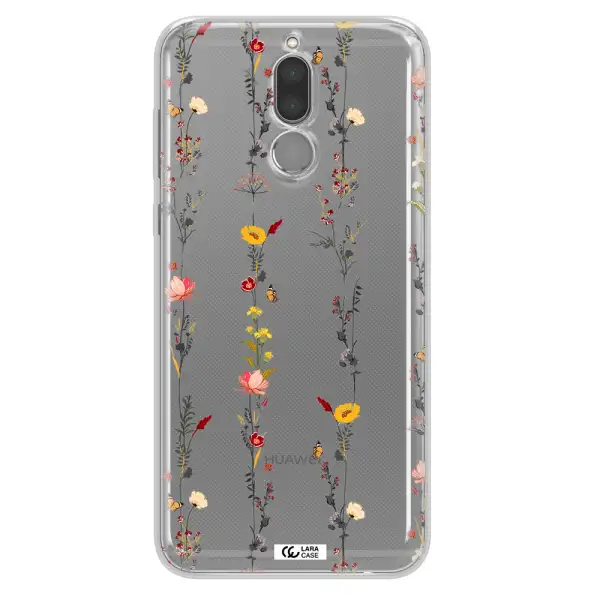 Parallel Flower Huawei Mate 10 Lite Clear TPU Case