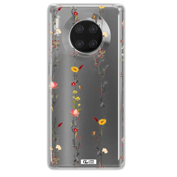Parallel Flower Huawei Mate 30 Pro Clear TPU Case