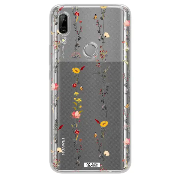 Parallel Flower Huawei P Smart Z Clear TPU Case