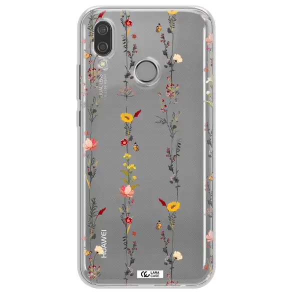 Parallel Flower Huawei P20 Lite Clear TPU Case