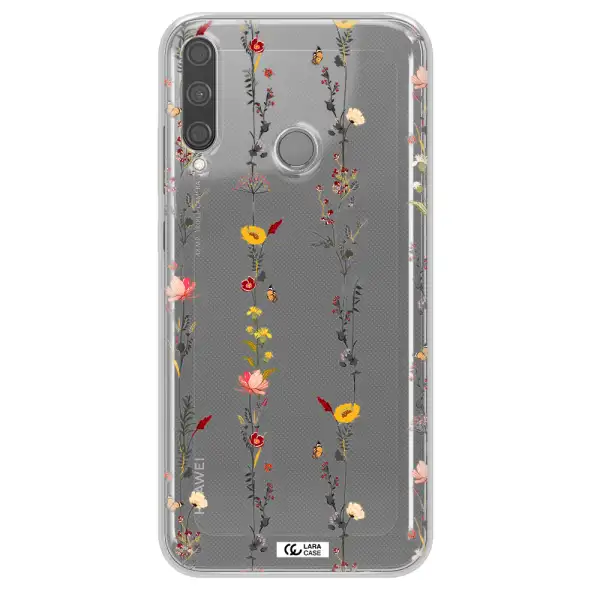 Parallel Flower Huawei P40 Lite E Clear TPU Case