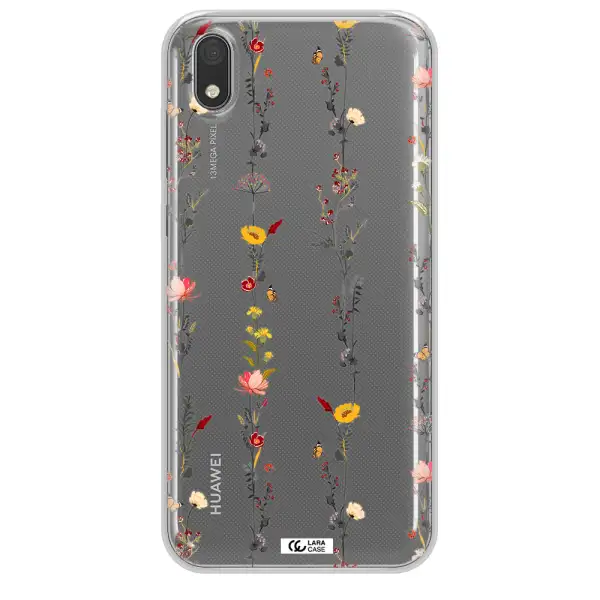 Parallel Flower Huawei Y5 2019 Clear TPU Case