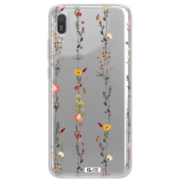 Parallel Flower Huawei Y6 Pro 2019 Clear TPU Case