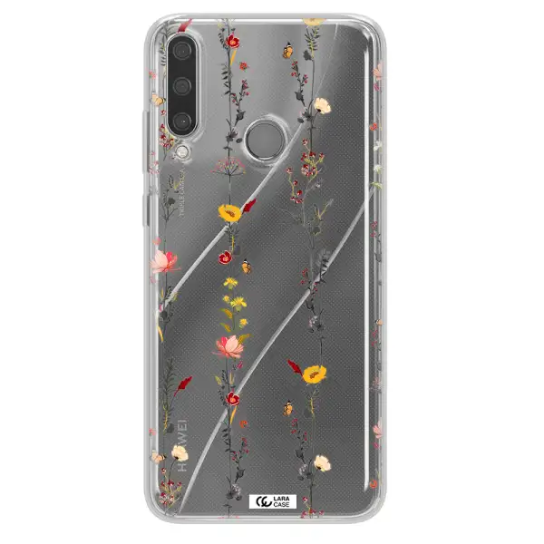 Parallel Flower Huawei Y6P Clear TPU Case