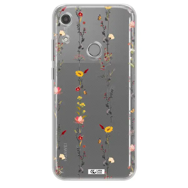 Parallel Flower Huawei Y6S Clear TPU Case