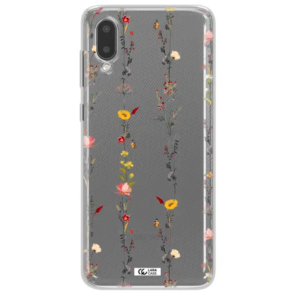 Parallel Flower Samsung A02 Clear TPU Case