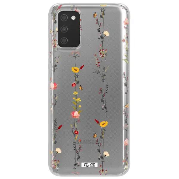 Parallel Flower Samsung A03S Clear TPU Case