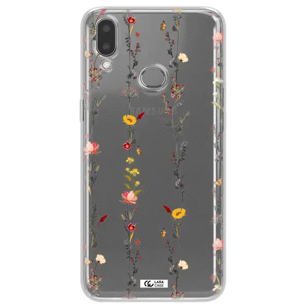 Parallel Flower Samsung A10S Clear TPU Case