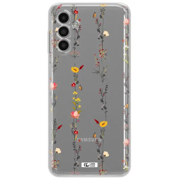 Parallel Flower Samsung A13 5G Clear Tpu Case