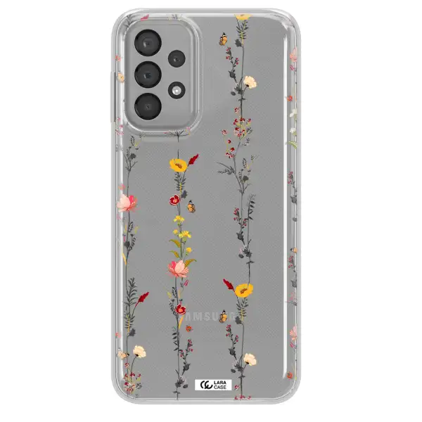 Parallel Flower Samsung A33 Clear TPU Case