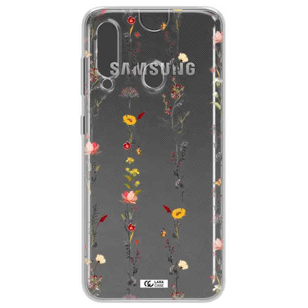 Parallel Flower Samsung A60 Clear TPU Case