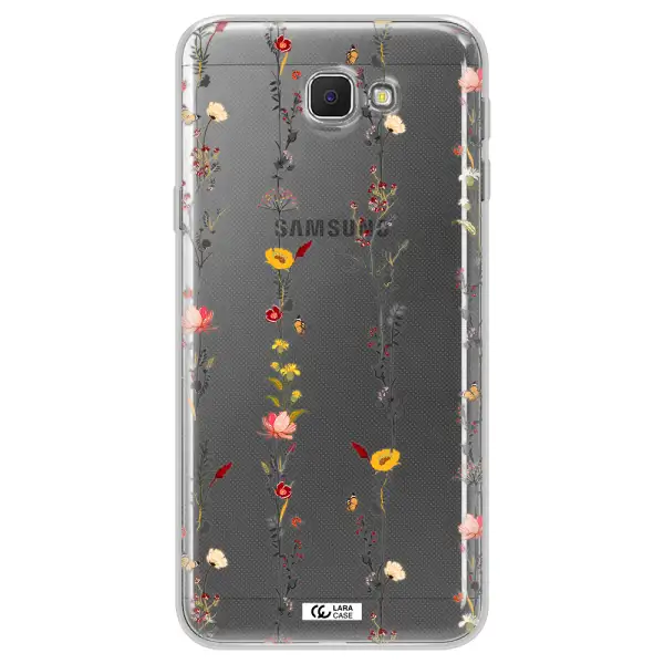 Parallel Flower Samsung J5 Prime Clear TPU Case