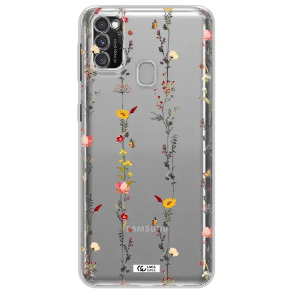 Parallel Flower Samsung M30S Clear TPU Case