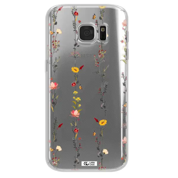 Parallel Flower Samsung S 7 Clear TPU Case