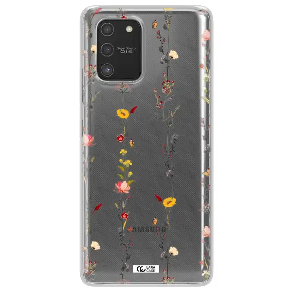 Parallel Flower Samsung S10 Lite Clear TPU Case