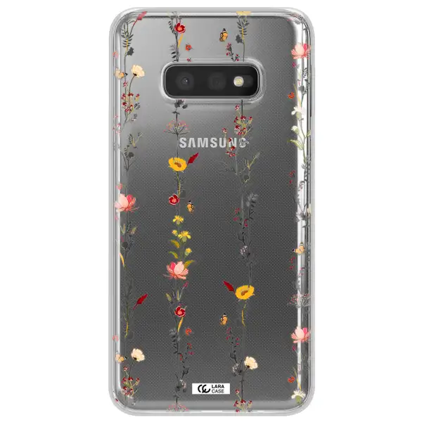 Parallel Flower Samsung S10e Clear TPU Case