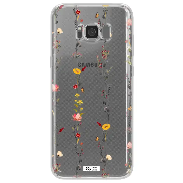 Parallel Flower Samsung S8 Plus Clear TPU Case