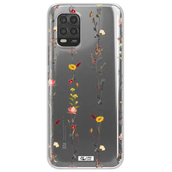 Parallel Flower Xiaomi Mi 10 Lite Clear TPU Case