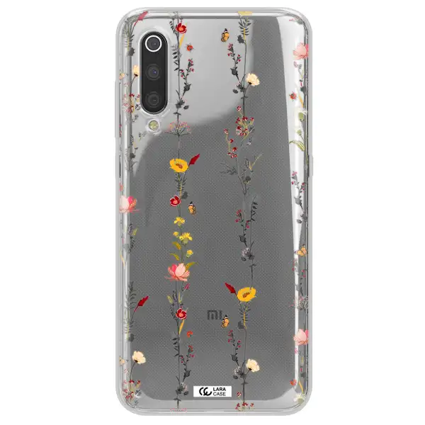 Parallel Flower Xiaomi Mi 9 Clear TPU Case
