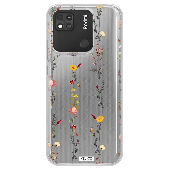 Parallel Flower Xiaomi Redmi 10A Clear TPU Case