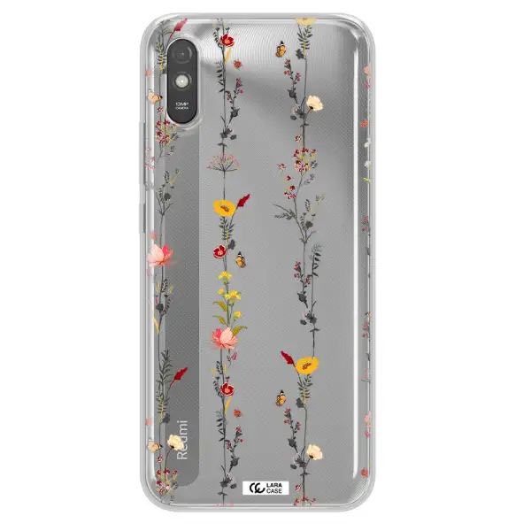 Parallel Flower Xiaomi Redmi 9A Clear TPU Case