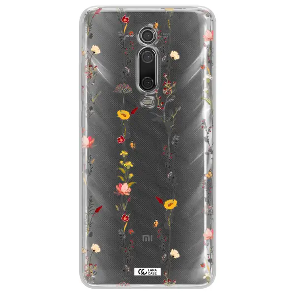 Parallel Flower Xiaomi Redmi K20 Clear Tpu Case