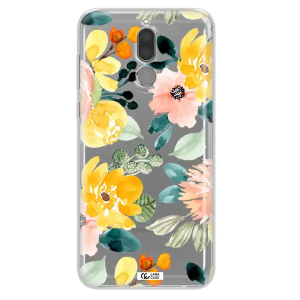 Watercolor Flowers Huawei Mate 10 Lite Clear TPU Case