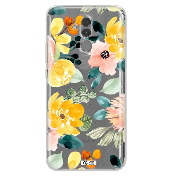 Watercolor Flowers Huawei Mate 20 Lite Clear TPU Case