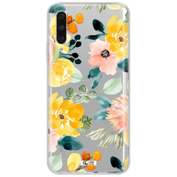 Watercolor Flowers Huawei Y9S Clear Tpu Case